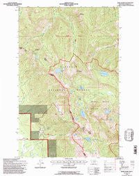 Jewel Basin Montana Historical topographic map, 1:24000 scale, 7.5 X 7.5 Minute, Year 1994