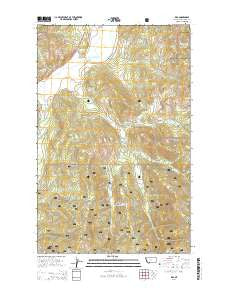 Kila Montana Current topographic map, 1:24000 scale, 7.5 X 7.5 Minute, Year 2014