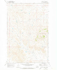 Kinsey NW Montana Historical topographic map, 1:24000 scale, 7.5 X 7.5 Minute, Year 1969