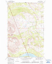 Kiowa Montana Historical topographic map, 1:24000 scale, 7.5 X 7.5 Minute, Year 1968