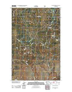 Kofford Ridge Montana Historical topographic map, 1:24000 scale, 7.5 X 7.5 Minute, Year 2011
