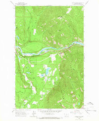Kootenai Falls Montana Historical topographic map, 1:24000 scale, 7.5 X 7.5 Minute, Year 1963