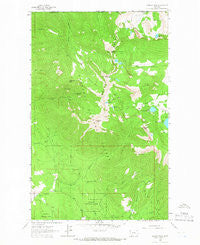 Ksanka Peak Montana Historical topographic map, 1:24000 scale, 7.5 X 7.5 Minute, Year 1963
