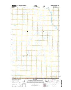 Ksanka Peak OE N Montana Current topographic map, 1:24000 scale, 7.5 X 7.5 Minute, Year 2014