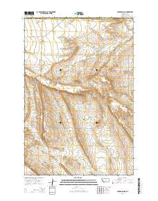 Lake Mason NE Montana Current topographic map, 1:24000 scale, 7.5 X 7.5 Minute, Year 2014