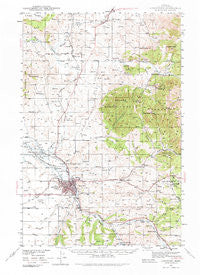 Lewistown Montana Historical topographic map, 1:62500 scale, 15 X 15 Minute, Year 1941