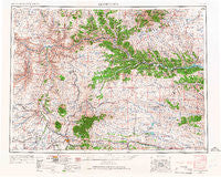 Lewistown Montana Historical topographic map, 1:250000 scale, 1 X 2 Degree, Year 1954