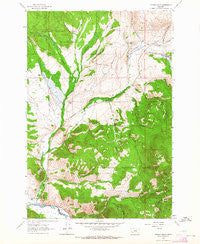 Lincoln Gulch Montana Historical topographic map, 1:24000 scale, 7.5 X 7.5 Minute, Year 1962