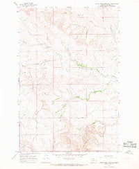 Little Sheep Mountain Montana Historical topographic map, 1:24000 scale, 7.5 X 7.5 Minute, Year 1965