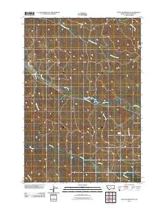 Little Pilgrim Butte Montana Historical topographic map, 1:24000 scale, 7.5 X 7.5 Minute, Year 2011