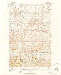 Lloyd Montana Historical topographic map, 1:62500 scale, 15 X 15 Minute, Year 1956