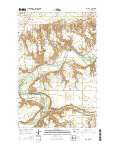 Loma East Montana Current topographic map, 1:24000 scale, 7.5 X 7.5 Minute, Year 2014