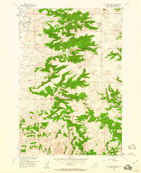 Lone Indian Butte Montana Historical topographic map, 1:24000 scale, 7.5 X 7.5 Minute, Year 1957