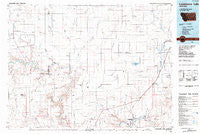 Lonesome Lake Montana Historical topographic map, 1:100000 scale, 30 X 60 Minute, Year 1984