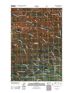Long Peak Montana Historical topographic map, 1:24000 scale, 7.5 X 7.5 Minute, Year 2011