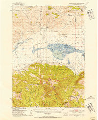 Lower Red Rock Lake Montana Historical topographic map, 1:62500 scale, 15 X 15 Minute, Year 1950