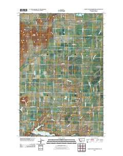 Lower Crow Reservoir Montana Historical topographic map, 1:24000 scale, 7.5 X 7.5 Minute, Year 2011