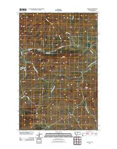 Maddux Montana Historical topographic map, 1:24000 scale, 7.5 X 7.5 Minute, Year 2011