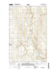McCarters Lake Montana Current topographic map, 1:24000 scale, 7.5 X 7.5 Minute, Year 2014
