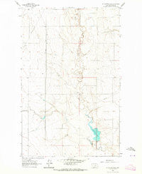 Mc Carters Lake Montana Historical topographic map, 1:24000 scale, 7.5 X 7.5 Minute, Year 1962