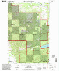 Meadow Peak Montana Historical topographic map, 1:24000 scale, 7.5 X 7.5 Minute, Year 1997
