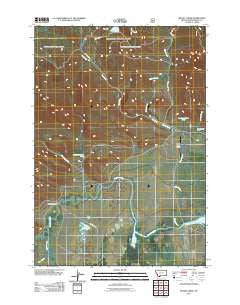 Metzel Creek Montana Historical topographic map, 1:24000 scale, 7.5 X 7.5 Minute, Year 2011