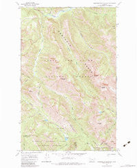 Morningstar Mountain Montana Historical topographic map, 1:24000 scale, 7.5 X 7.5 Minute, Year 1968