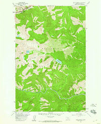 Mount Bradley Montana Historical topographic map, 1:24000 scale, 7.5 X 7.5 Minute, Year 1958