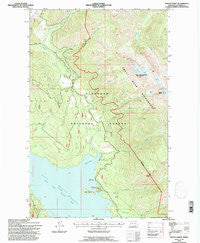 Mount Grant Montana Historical topographic map, 1:24000 scale, 7.5 X 7.5 Minute, Year 1994