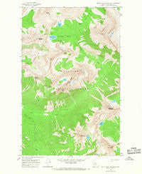 Mount Saint Nicholas Montana Historical topographic map, 1:24000 scale, 7.5 X 7.5 Minute, Year 1964