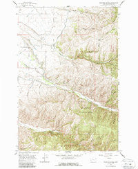 Mountain House Montana Historical topographic map, 1:24000 scale, 7.5 X 7.5 Minute, Year 1964