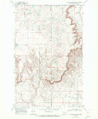 Mountain View School Montana Historical topographic map, 1:24000 scale, 7.5 X 7.5 Minute, Year 1968