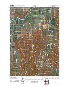 Mountain Pocket Creek Montana Historical topographic map, 1:24000 scale, 7.5 X 7.5 Minute, Year 2011