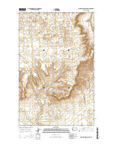 Mountain View School Montana Current topographic map, 1:24000 scale, 7.5 X 7.5 Minute, Year 2014
