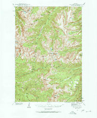 Mt Cowen Montana Historical topographic map, 1:62500 scale, 15 X 15 Minute, Year 1940