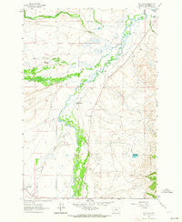 Mud Lake Montana Historical topographic map, 1:24000 scale, 7.5 X 7.5 Minute, Year 1962