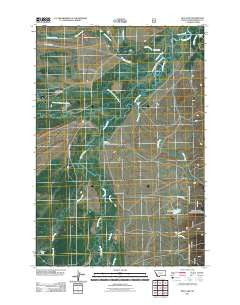 Mud Lake Montana Historical topographic map, 1:24000 scale, 7.5 X 7.5 Minute, Year 2011