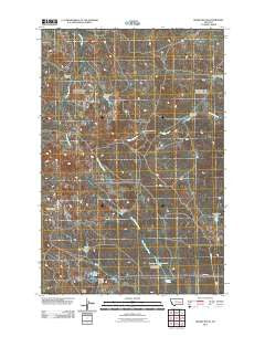 Needle Butte Montana Historical topographic map, 1:24000 scale, 7.5 X 7.5 Minute, Year 2011