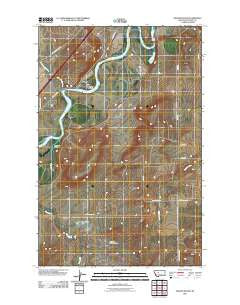 Nelson Island Montana Historical topographic map, 1:24000 scale, 7.5 X 7.5 Minute, Year 2011