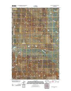 Nielsen Coulee Montana Historical topographic map, 1:24000 scale, 7.5 X 7.5 Minute, Year 2011