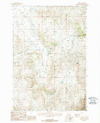 Norris Montana Historical topographic map, 1:24000 scale, 7.5 X 7.5 Minute, Year 1988