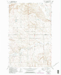 North of Volt Montana Historical topographic map, 1:24000 scale, 7.5 X 7.5 Minute, Year 1973