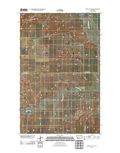 North of Volt Montana Historical topographic map, 1:24000 scale, 7.5 X 7.5 Minute, Year 2011