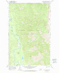 Pagoda Mountain Montana Historical topographic map, 1:24000 scale, 7.5 X 7.5 Minute, Year 1970