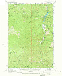 Painted Rocks Lake Montana Historical topographic map, 1:62500 scale, 15 X 15 Minute, Year 1960