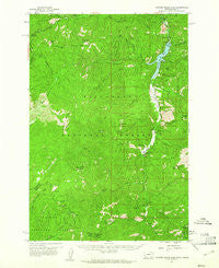 Painted Rocks Lake Montana Historical topographic map, 1:62500 scale, 15 X 15 Minute, Year 1960