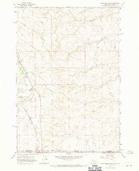 Pass Creek East Montana Historical topographic map, 1:24000 scale, 7.5 X 7.5 Minute, Year 1967