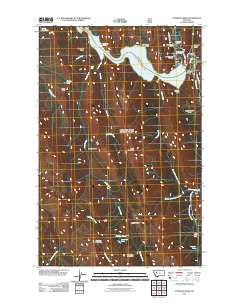 Patricks Basin Montana Historical topographic map, 1:24000 scale, 7.5 X 7.5 Minute, Year 2011