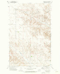 Peerless 4 NE Montana Historical topographic map, 1:24000 scale, 7.5 X 7.5 Minute, Year 1973