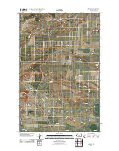 Pendroy Montana Historical topographic map, 1:24000 scale, 7.5 X 7.5 Minute, Year 2011
